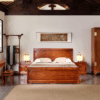 Giường ngủ cao cấp gỗ hương có ngăn kéo