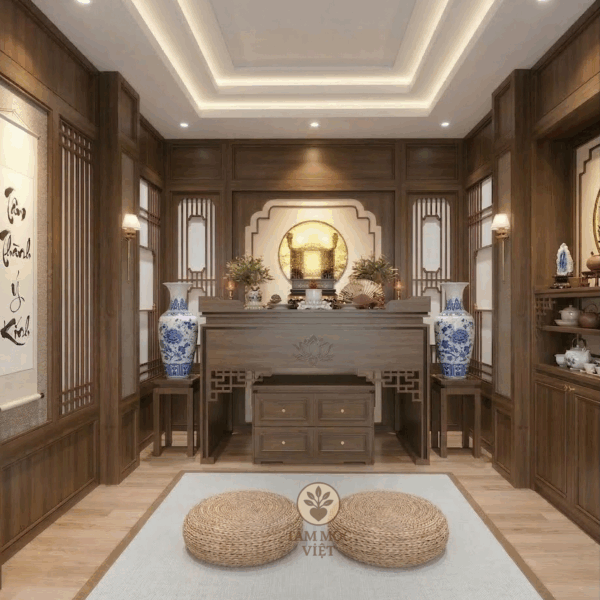 Phòng thờ hiện đại cao cấp 16-20m2