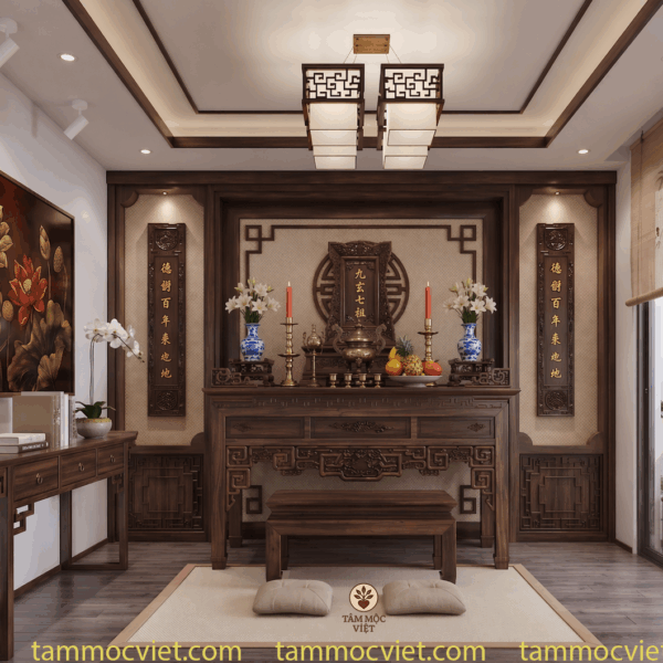 Phòng thờ truyền thống 16-20m2