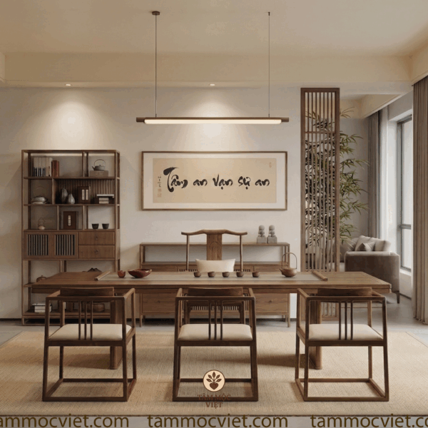 Setup trà thất hiện đại trong căn hộ cao cấp – 16-20 m2